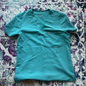 Figs Catarina Scrub Top - Cactus size M